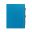 Bright blue journal, co-ordinating elasticated closure band and pencil